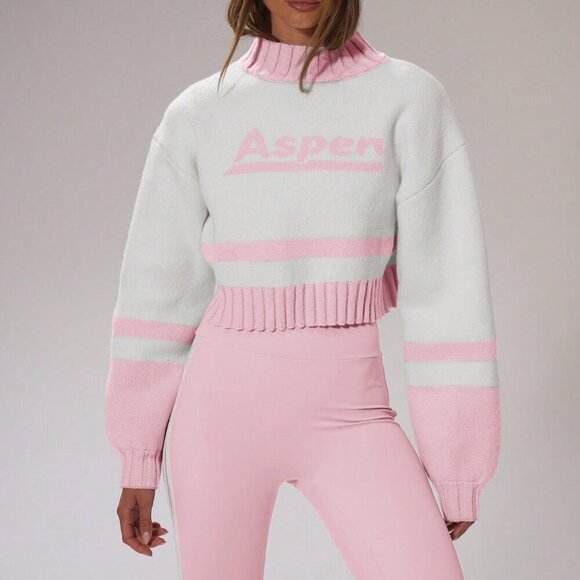 Tops - Baby Pink Casual Women's Sport Sweaters